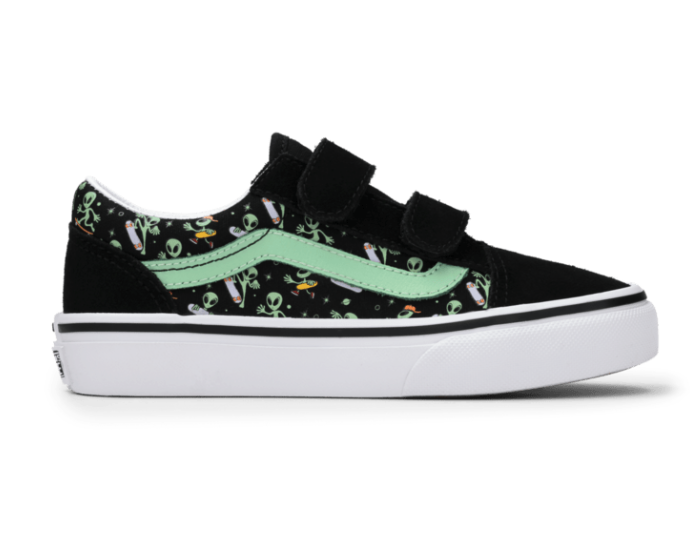 SOULIER VANS OLD SKOOL V ENFANTS - COSMIC CRUISER NOIR/VERT