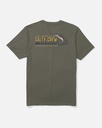 SALTY CREW  LIVE BAIT SS TEE - DUSTY OLIVE