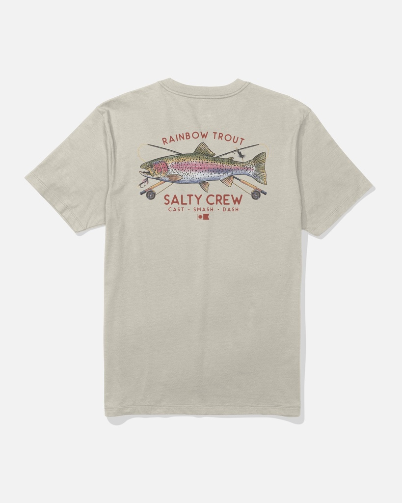 SALTY CREW TROUT MOUNT SS TEE - BONE