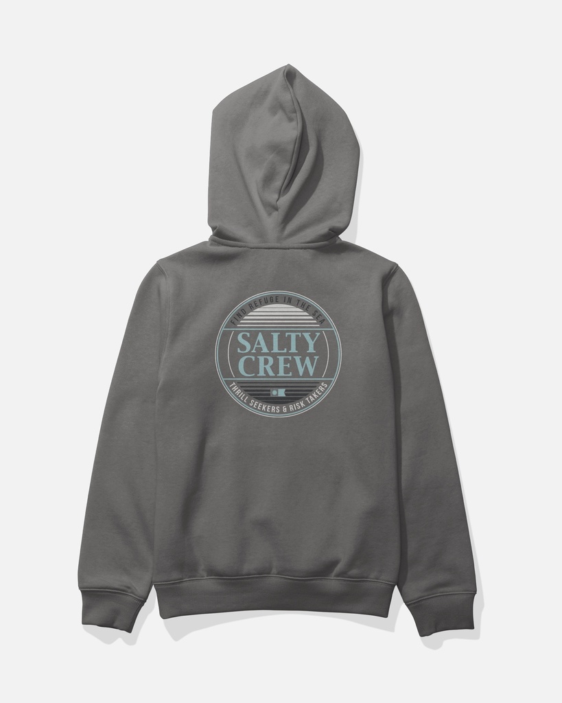 SALTY CREW SIMPLE FADE BOYS FLEECE - CHARCOAL
