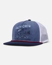 CASQUETTE SALTY CREW NATURE VIBES TRUCKER - PILOT BLUE