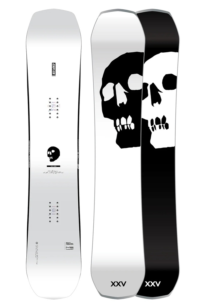 CAPITA - BLACK SNOWBOARD OF DEATH WIDE