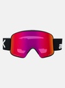 ANON M6 GOGGLES + BONUS LENS + MFI® FACE MASK - BLACK / Perceive Sunny Red, Spare Lens: Perceive Cloudy Burst