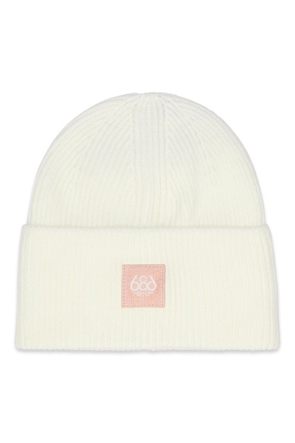 686 WOMEN BIG CUFF BEANIE - WHITE