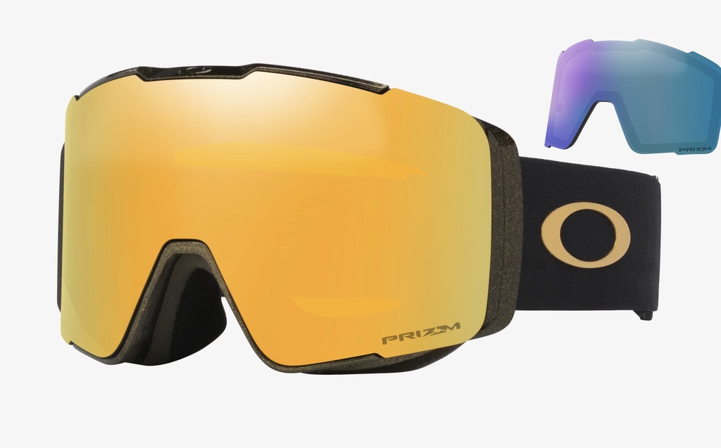MASQUE OAKLEY LINE MINER PRO L - 50th Anniversary W/ Prizm 24k & Prizm Snow Iced Iridium