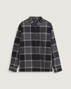 CHEMISE VANS LARKSPUR PLAID FLANNEL - ASPHALT HEATHER/BLACK