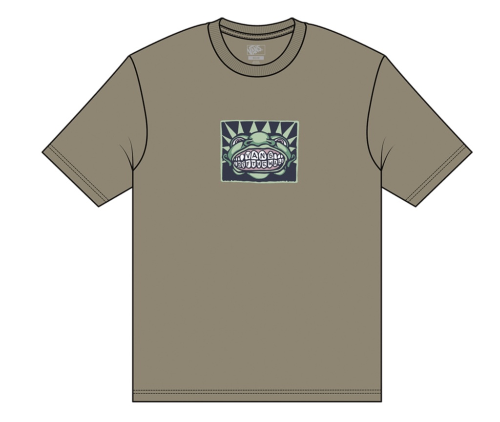 T-SHIRT VANS MOUF SS POUR JUNIOR - BAY LEAF