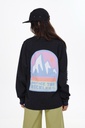NOTICE THE RECKLESS MOUNTAIN RIDGE LONG SLEEVE TEE - BLACK