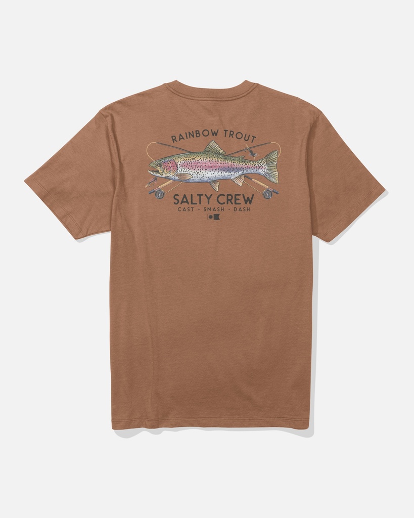 SALTY CREW TROUT MOUNT SS TEE - SIERRA