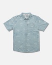 SALTY CREW FLAGSHIP UV BUTTON UP WOVEN - MARINE