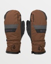 VOLCOM STAY DRY GORE-TEX MITT - BROWN
