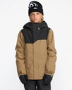 VOLCOM STONE.91 INSULATED KID'S JACKET - BRONZE