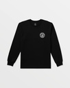 T-SHIRT VOLCOM MANCHES LONGUES LOGO STAMP - NOIR