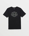 VOLCOM WALKER SHORT SLEEVE TEE - WASHED BLACK