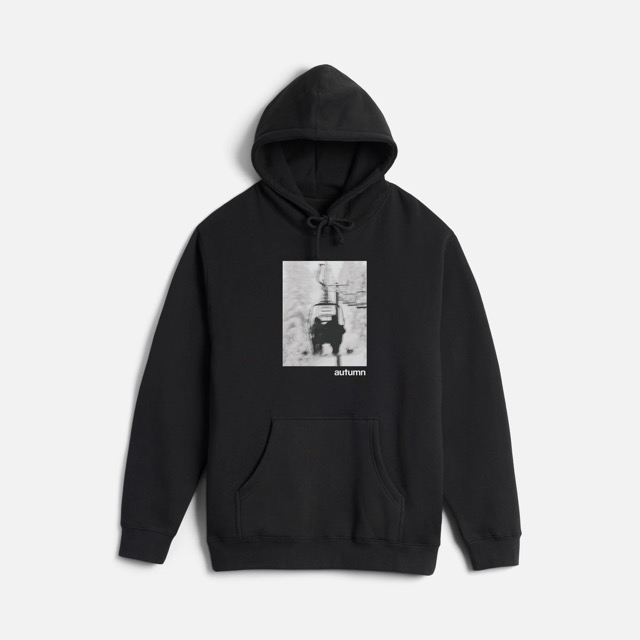 AUTUMN HIGHWAY HOODIE FLEECE - BLACK