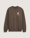 VANS CIRCLE BONES FORMULA CREW - COAL BROWN