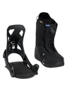 BURTON STEP ON PACKAGE BOOTS AND BINDINGS - BLACK