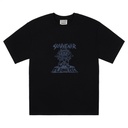 SOUVENIR X FLAMETEC TASMANIAN DEVIL SHORT SLEEVE TEE - BLACK
