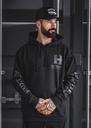Huxtley HX-717 Heavyweight Hoodie "Full Print" Blackout
