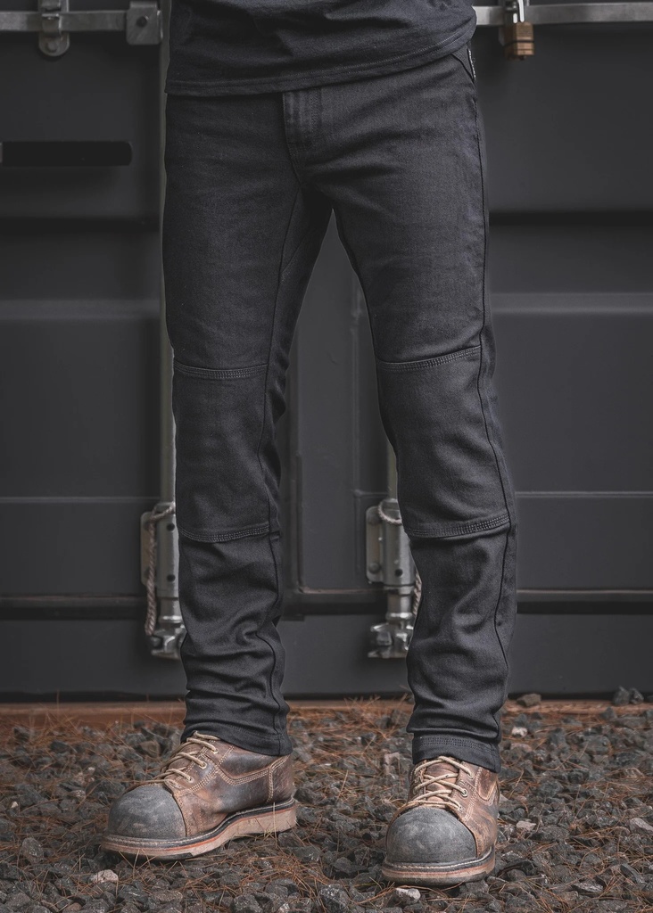 HUXTLEY FX-1 "ALL DAY" SLIM PANTS - BLACKOUT