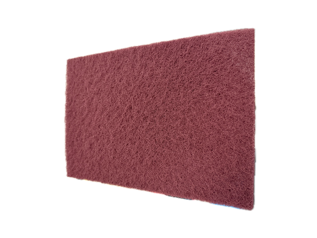 ONEBALL FIBERTEX PAD MAROON COARSE