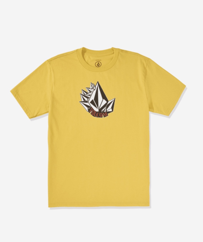 T-SHIRT VOLCOM SHMOOT - JAUNE FONCÉ