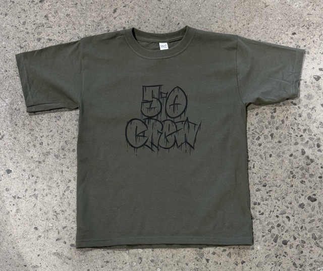 T-Shirt 5-0 Crew Junior - Vert Militaire