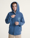 COTON OUATÉ ZIP VANS RIPPLED JUNIOR - NAVY