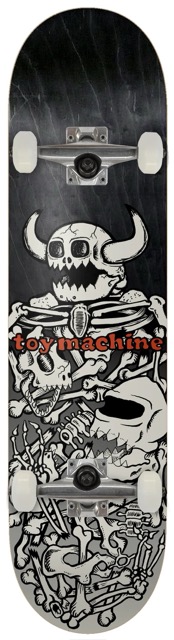 PLANCHE COMPLETE TOY MACHINE DEAD MONSTER - 8.0'' 