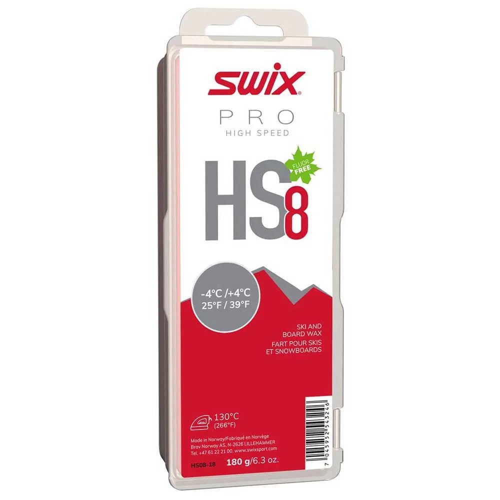 Swix HS8 Red Wax -4°C/+4°C 180g 