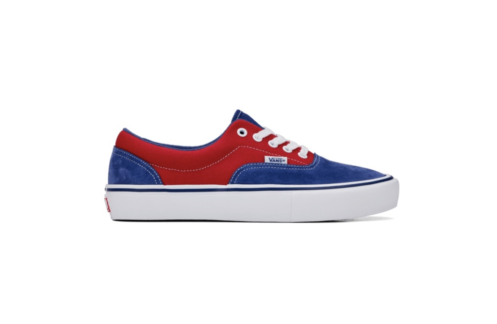 VANS SKATE ERA SHOES - BLUE/RED