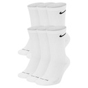 BAS NIKE EVERYDAY PLUS CUSHIONED 6PK - BLANC