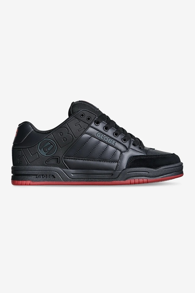 GLOBE TILT SHOES - BLACK/RED/CHARCOAL