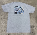 T-SHIRT 5-0 X MATEL POCKET - HEATHER