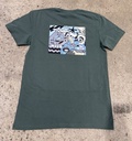 T-SHIRT 5-0 X MATEL POCKET - ALPINE GREEN