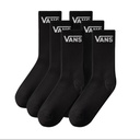BAS VANS CLASSIC HALF CREW PACK 6 - NOIR