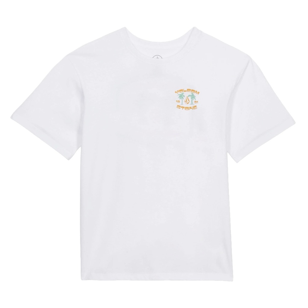 T-SHIRT VOLCOM ENFANTS 91 PALM - BLANC