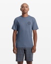 VOLCOM DRAIN YOU TEE - BLUEBERRY