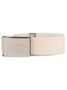 LOVIAH CHROME WEBBING BELT - CREAM