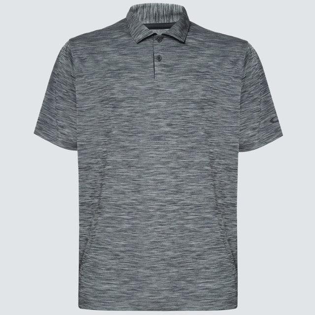 POLO OAKLEY AERO HYDROLIX - BLACKOUT HEATHER
