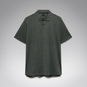 POLO OAKLEY AERO HYDROLIX - AVIATOR GREEN / BLACK HEATHER