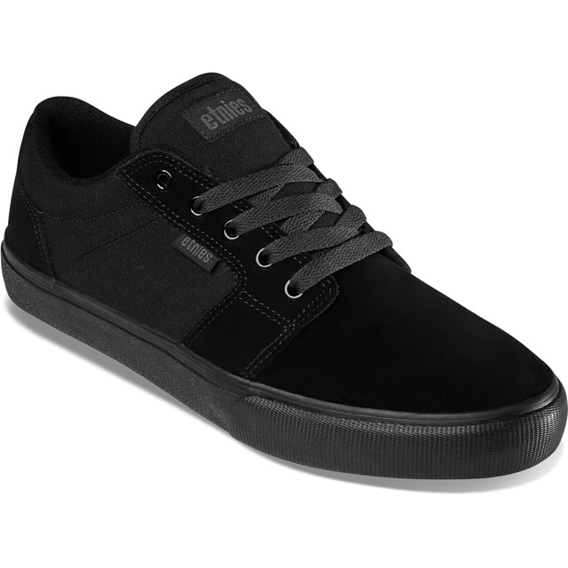 ETNIES SHOES BARGE LS - BLACK DIRTY WASH