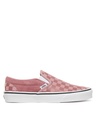 VANS CLASSIC SLIP-ON SHOES - CHECKERBOARD MAUVE