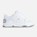 SOULIER DVS COMANCHE - BLANC/GREY LEATHER 