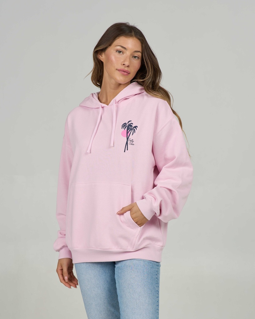 COTON OUATÉ SALTY CREW GEO PALM POUR FEMME - PINK SKIES
