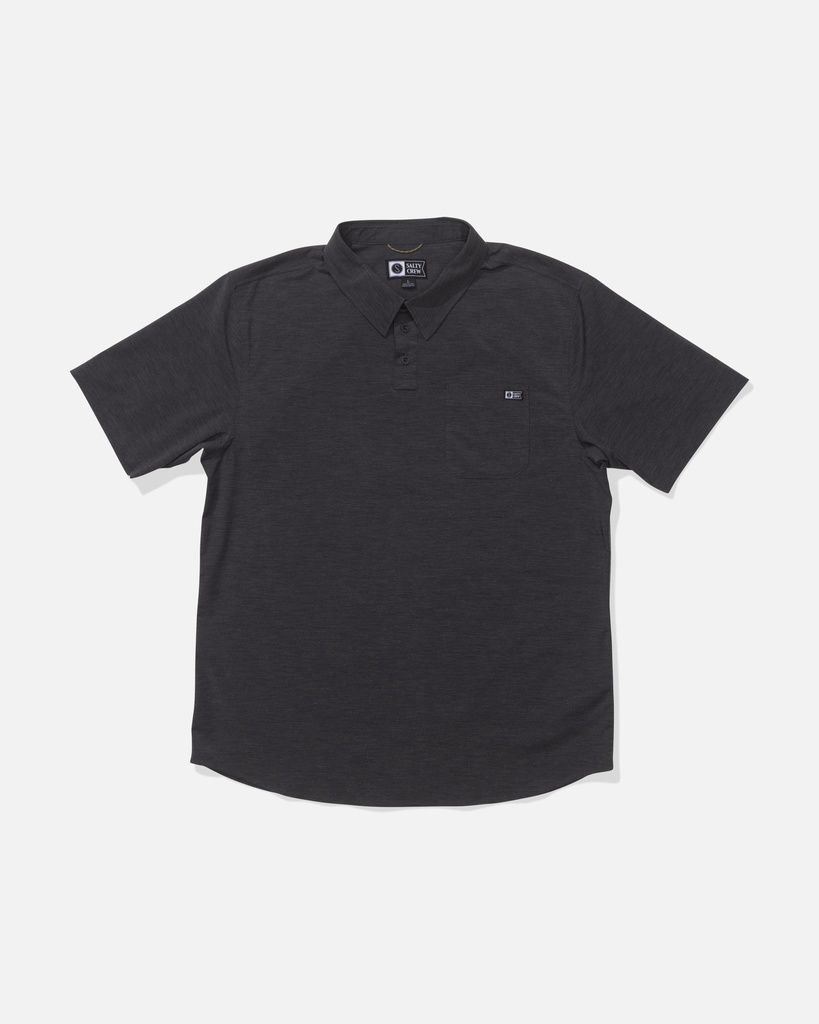 CHEMISE SALTY CREW DRIFTER UV POLO S/S  - NOIR
