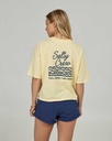 T-SHIRT SALTY CREW SALTY SKIMMER WOMEN TEE - SUNSHINE