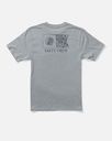 SALTY CREW FLAGSHIP FILL BOYS SS  TEE - QUARRY