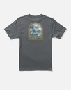 T-SHIRT SALTY CREW ARCHWAY BOYS SS - CHARCOAL