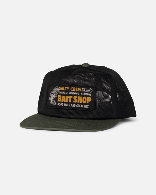 CASQUETTE SALTY CREW BAIT SHOP TRUCKER - GREEN/BLACK